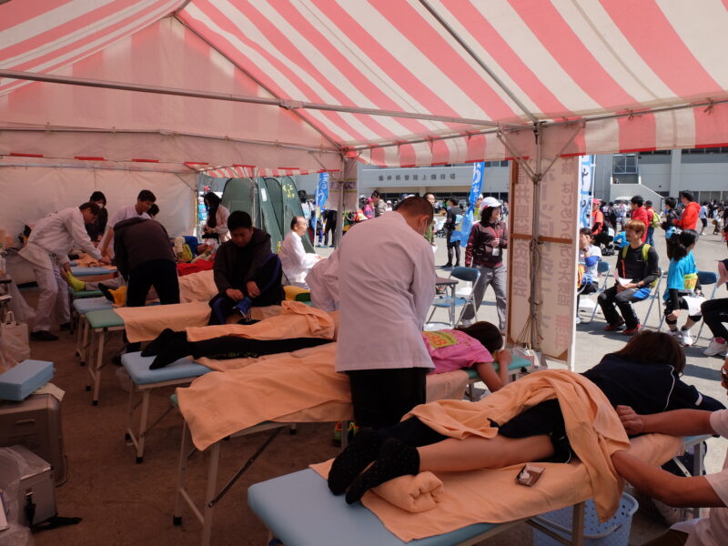 チャリティーはりきゅうコーナー